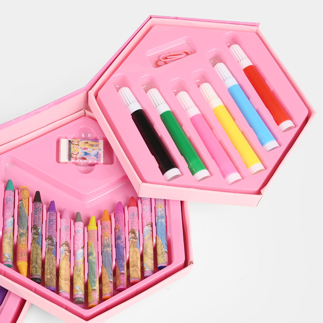 46-Piece Kids Art & Coloring Kit