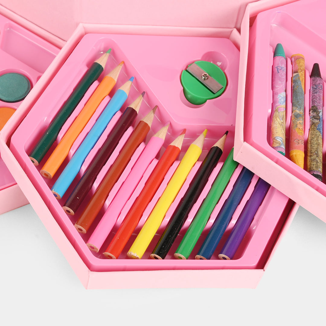 46-Piece Kids Art & Coloring Kit