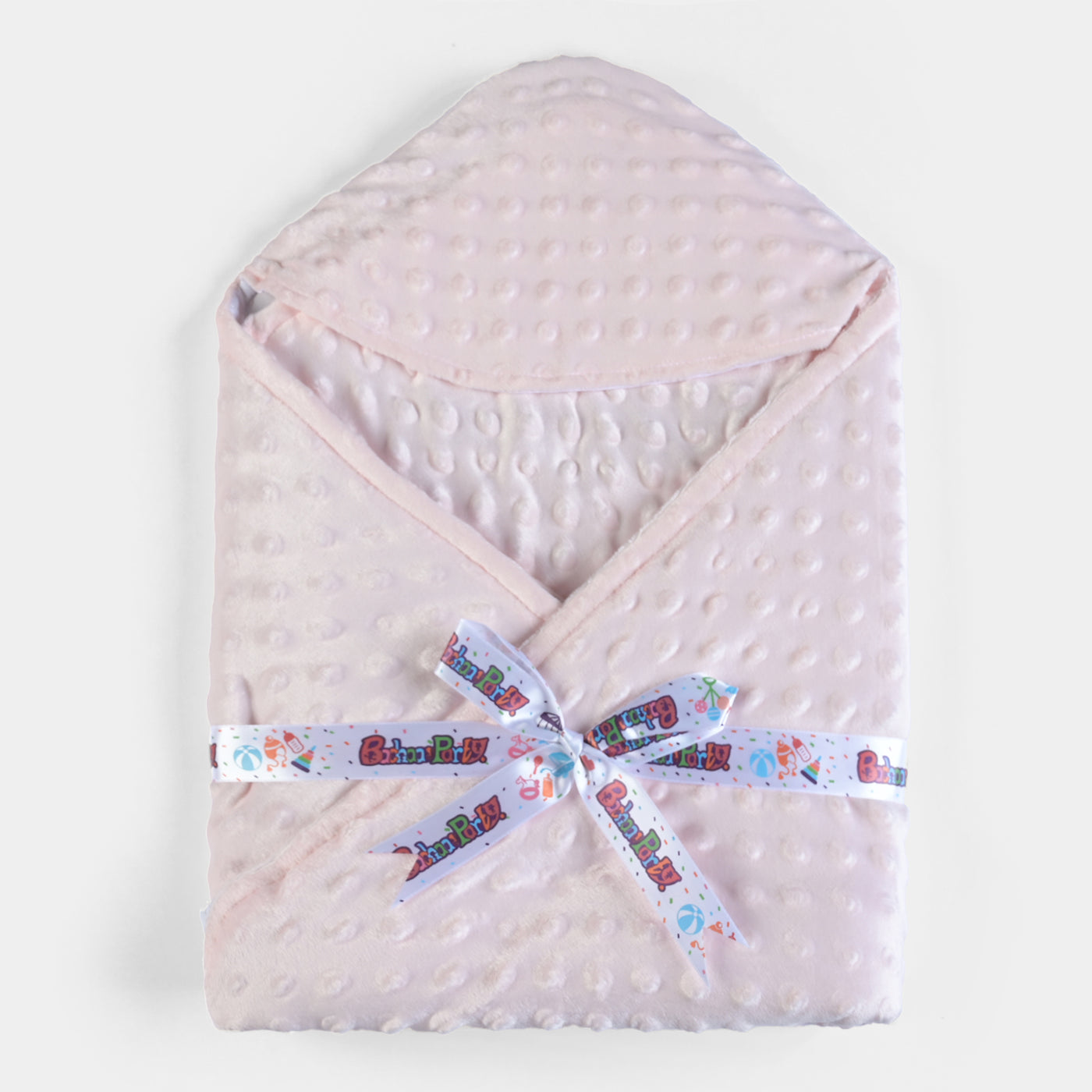 Minky Dot Wrapping Blanket For Infant