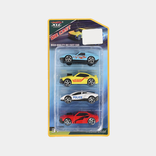 Die-Cast Model Car Set 4PCs