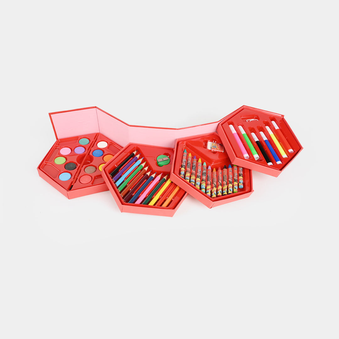 46-Piece Kids Art & Coloring Kit