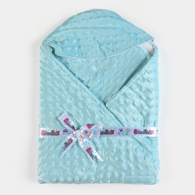 Minky Dot Wrapping Blanket For Infant