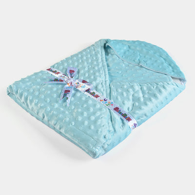 Minky Dot Wrapping Blanket For Infant