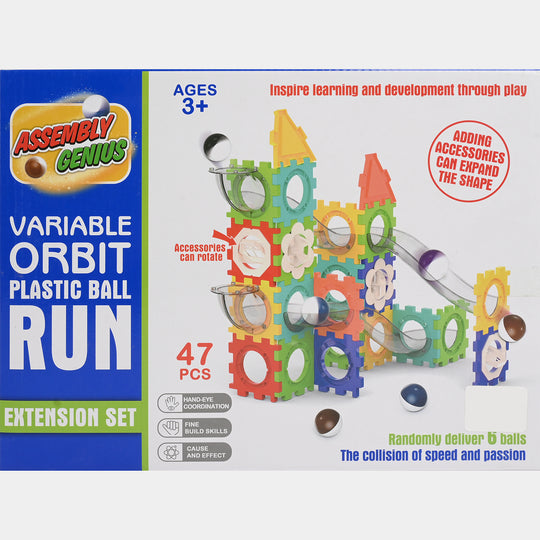 Assembly Genius Variable Orbit Plastic Ball Run