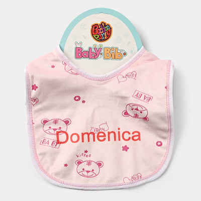 Baby Bib/Apron Bear Domenica 3m+ | Pink