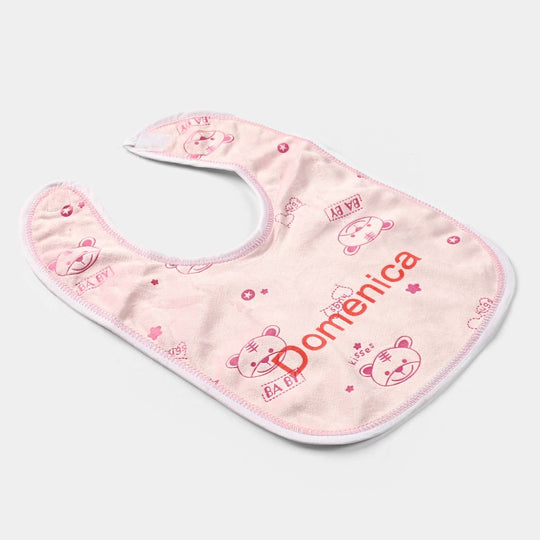 Baby Bib/Apron Bear Domenica 3m+ | Pink