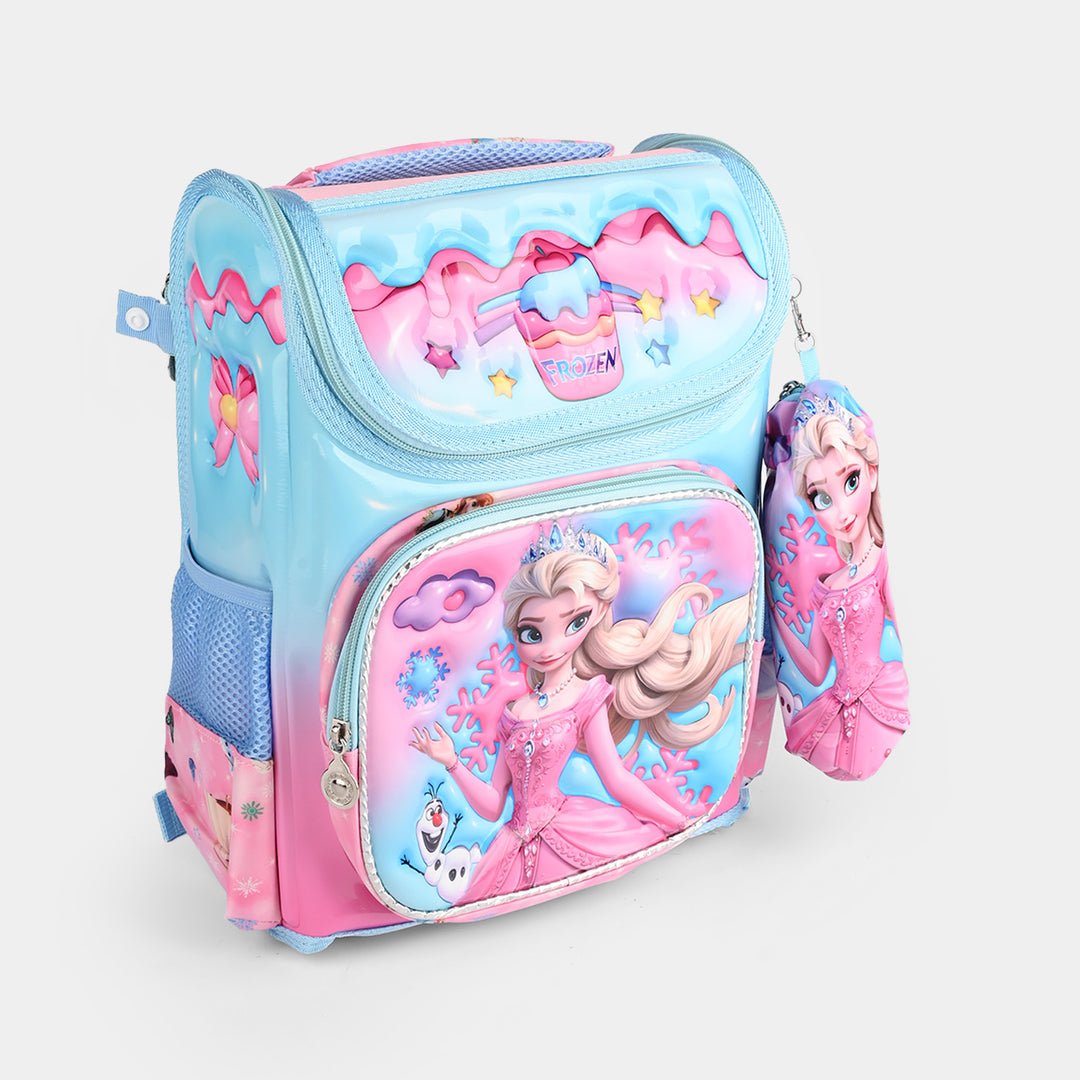 17" 3D Embossed School Backpack Set | Grade 2-5
