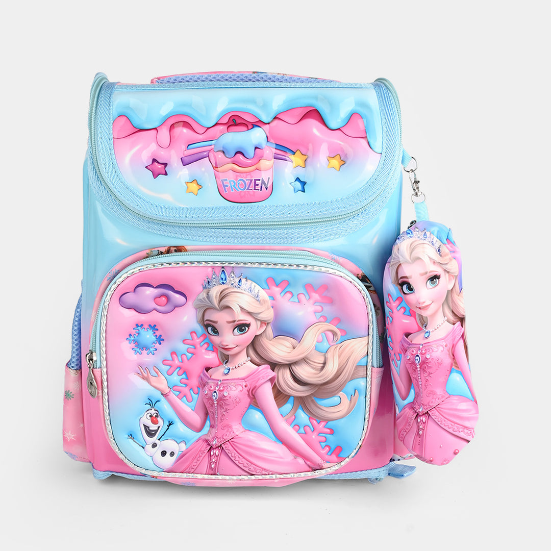 17" 3D Embossed School Backpack Set | Grade 2-5