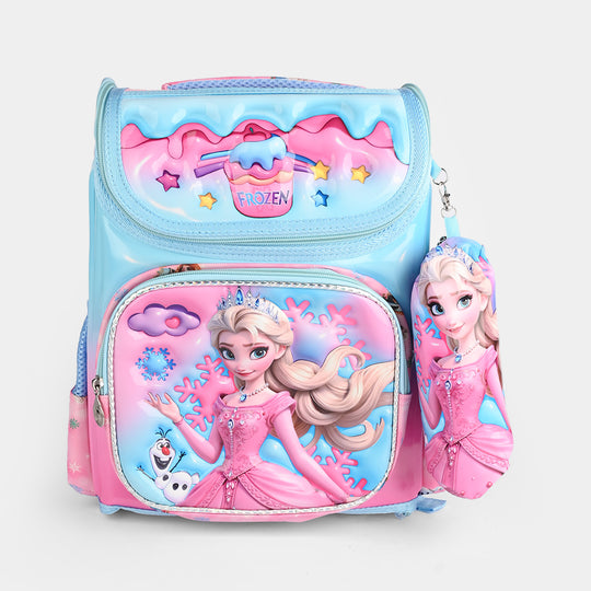 17" 3D Embossed School Backpack Set | Grade 2-5