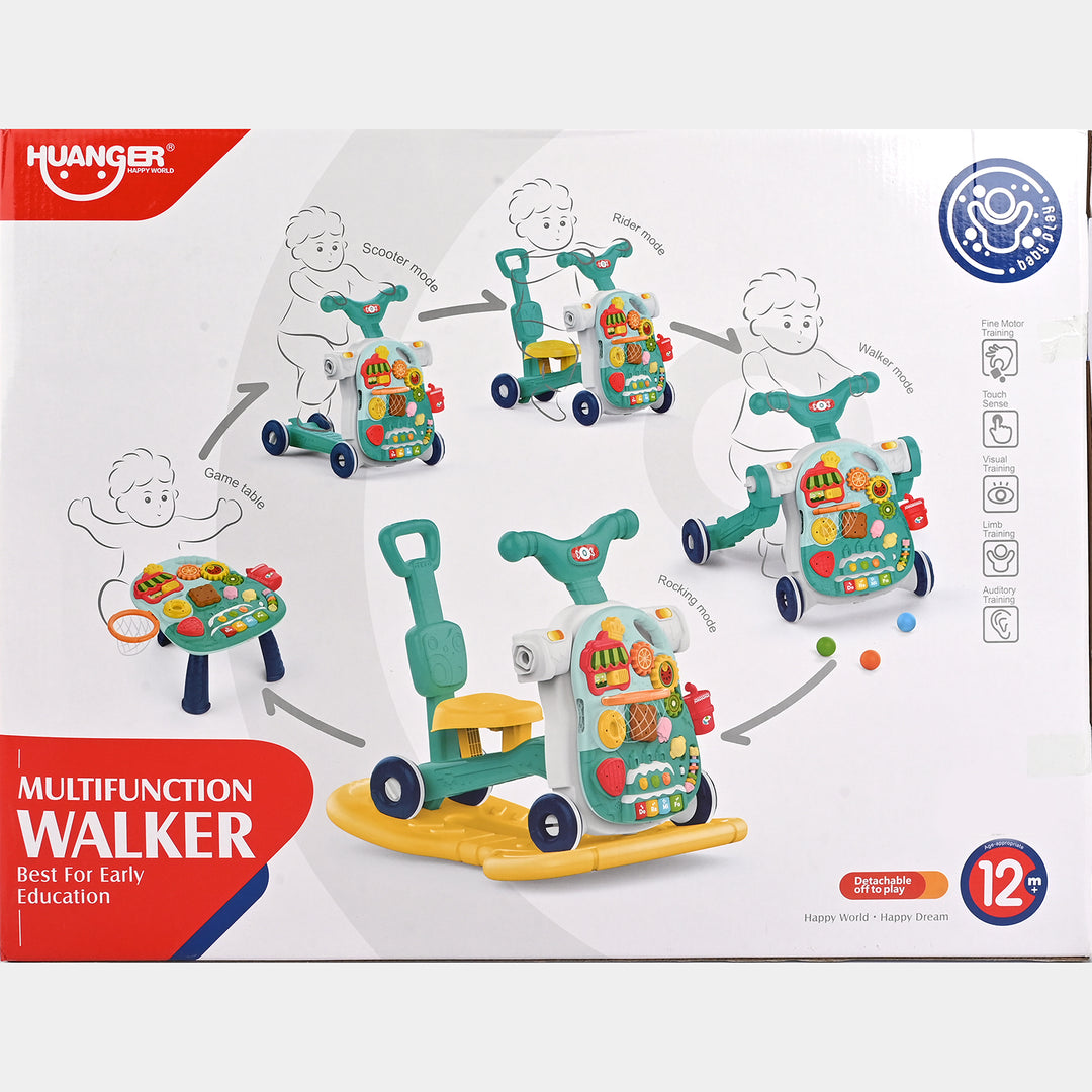 5 In 1 Multifunctional Walker With Light & Music