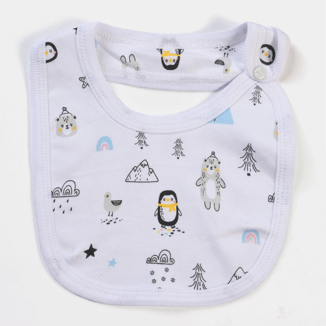 Infant Boys Cotton Set 6PCs Set Bear-B. White