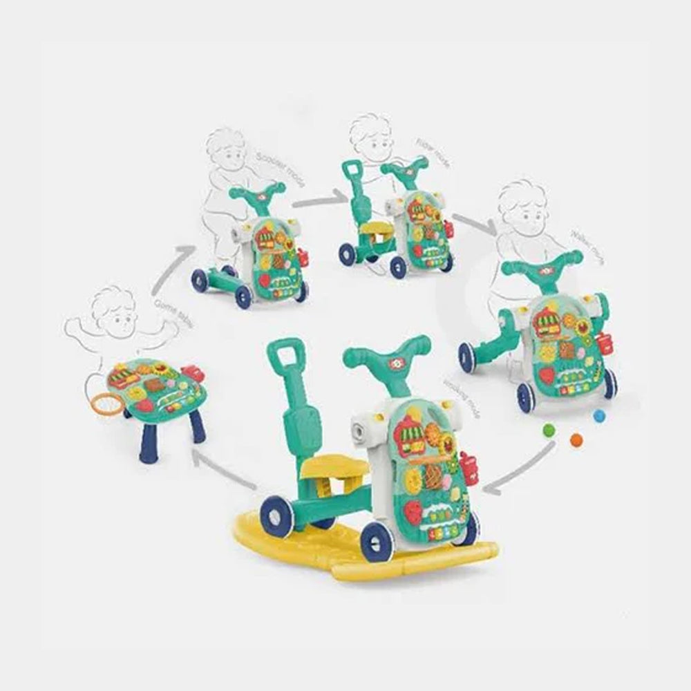 5 In 1 Multifunctional Walker With Light & Music