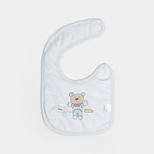 Adorable Bear Cotton Baby Bibs – 3-Pack