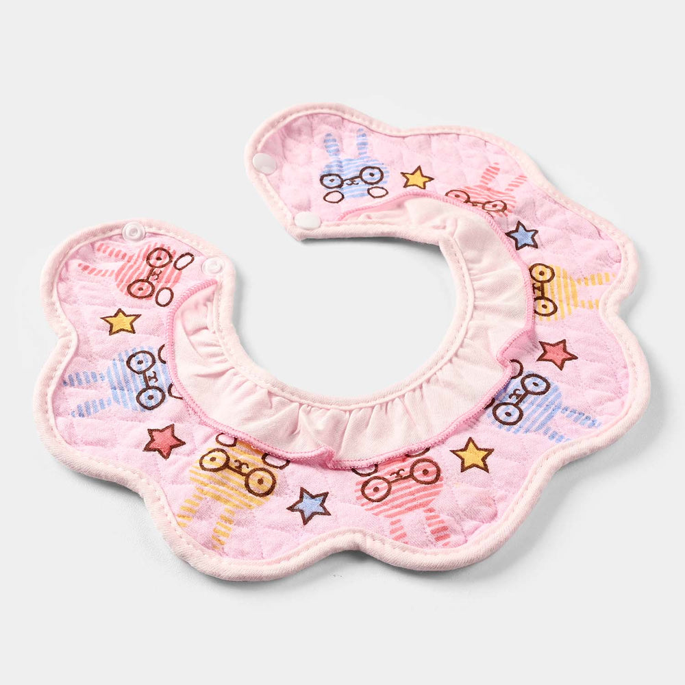 Baby Bib/Apron Floral Fancy | Pink