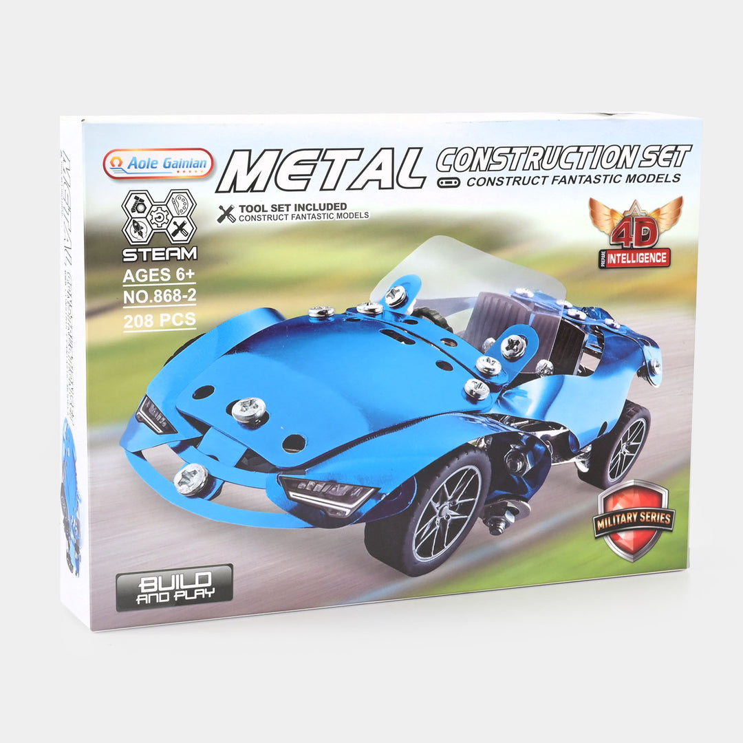 Iron Puzzle Assembly Racing Car | 208PCs