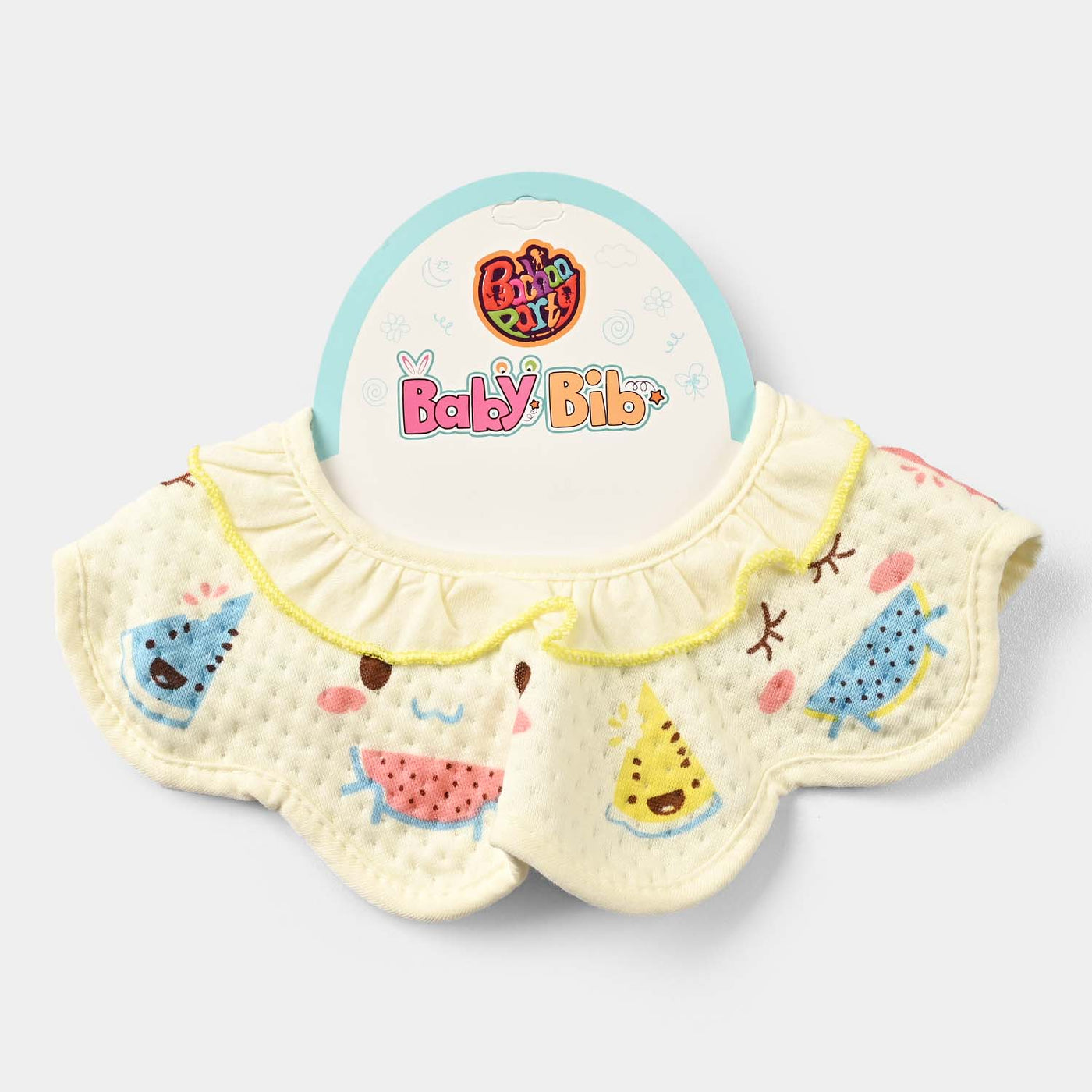 Baby Bib/Apron Floral Fancy | Yellow