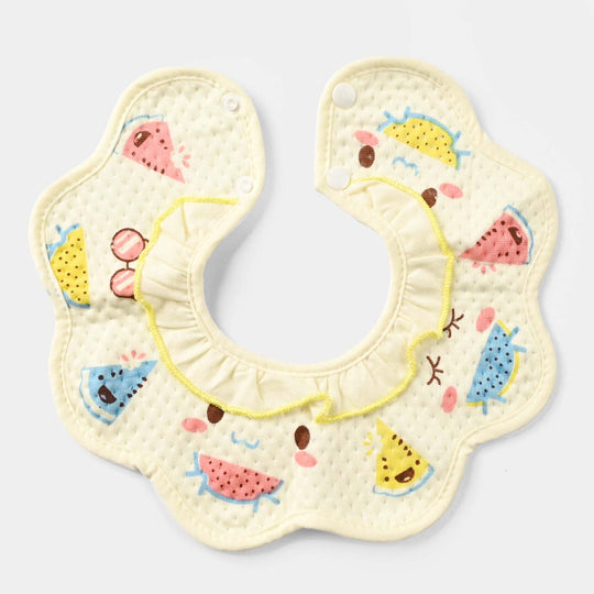 Baby Bib/Apron Floral Fancy | Yellow