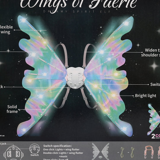 Electric Light-Up Fairy Wings