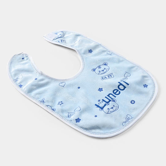 Baby Bib/Apron Bear 3m+ | Blue