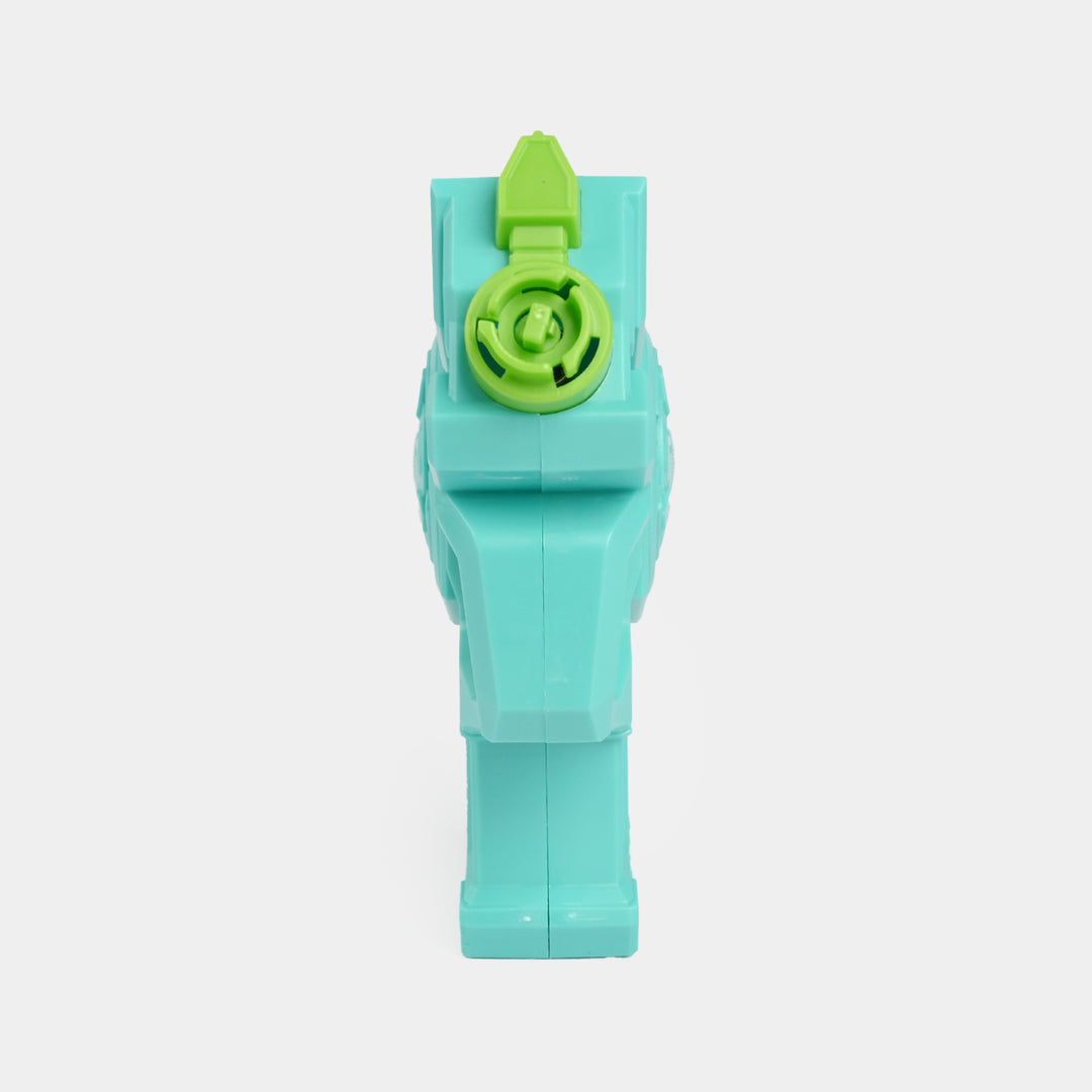 Flying Saucer Gyro Launcher Toy Set
