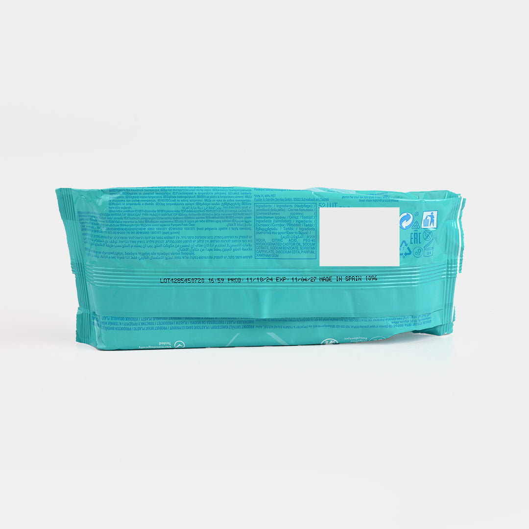 Pampers Baby Wipes 52Pcs