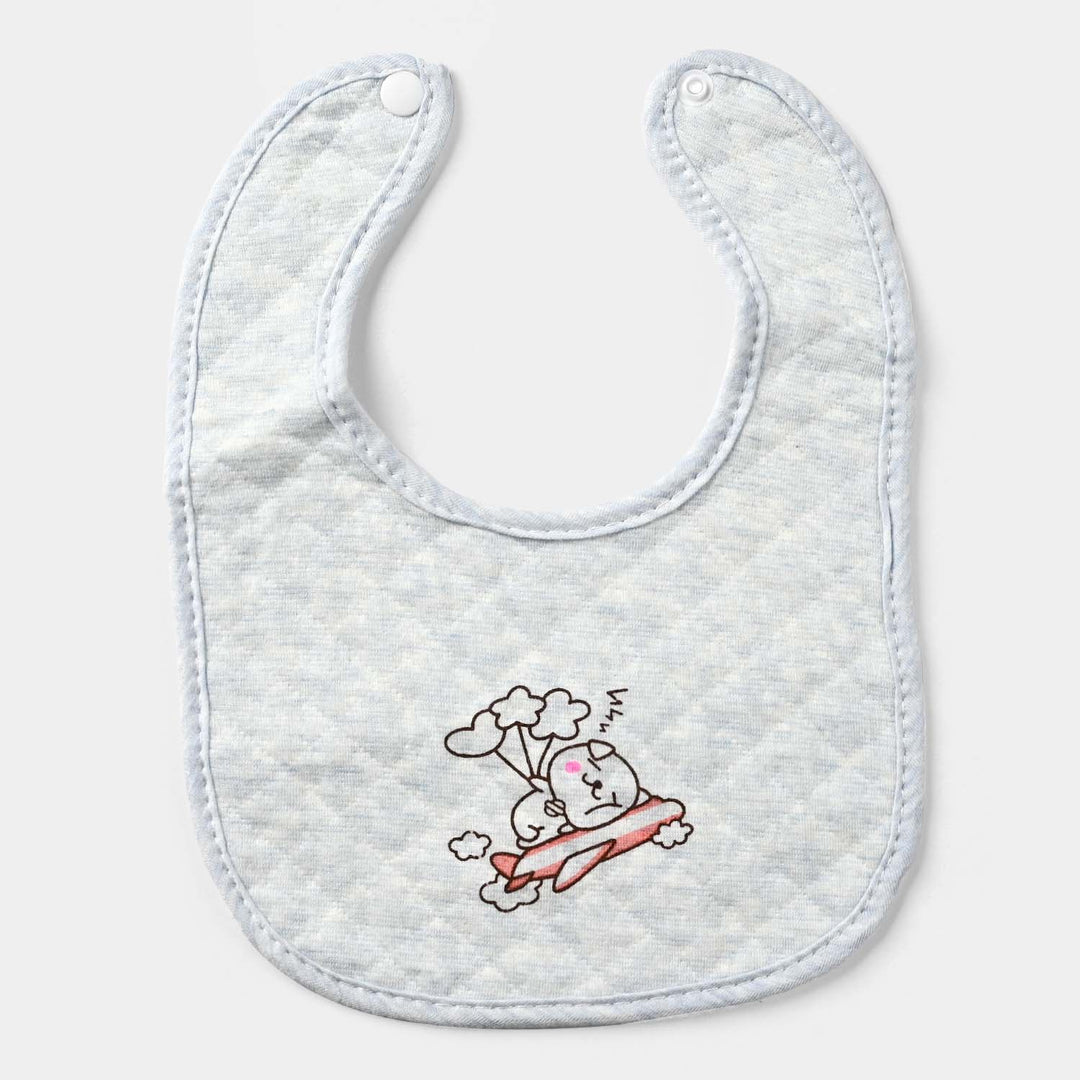 Baby Bib/Apron Cat 3m+ | Blue