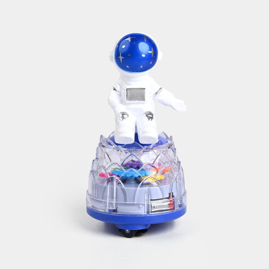 Transparent Gear Doll Toy Astronaut Night Light – Music
