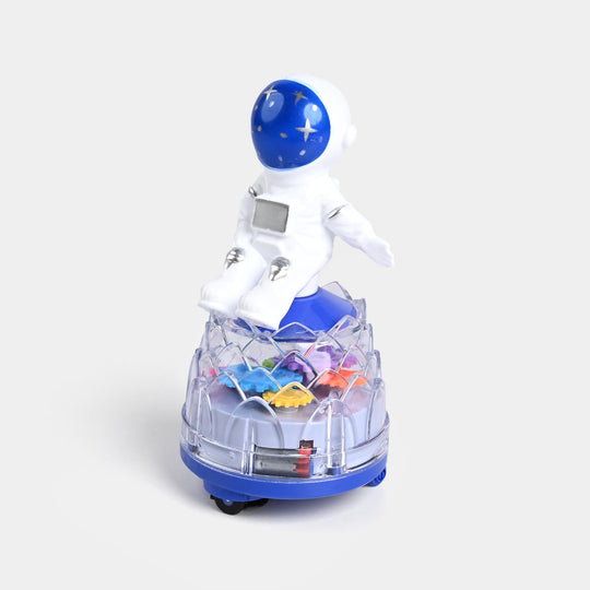 Transparent Gear Doll Toy Astronaut Night Light – Music