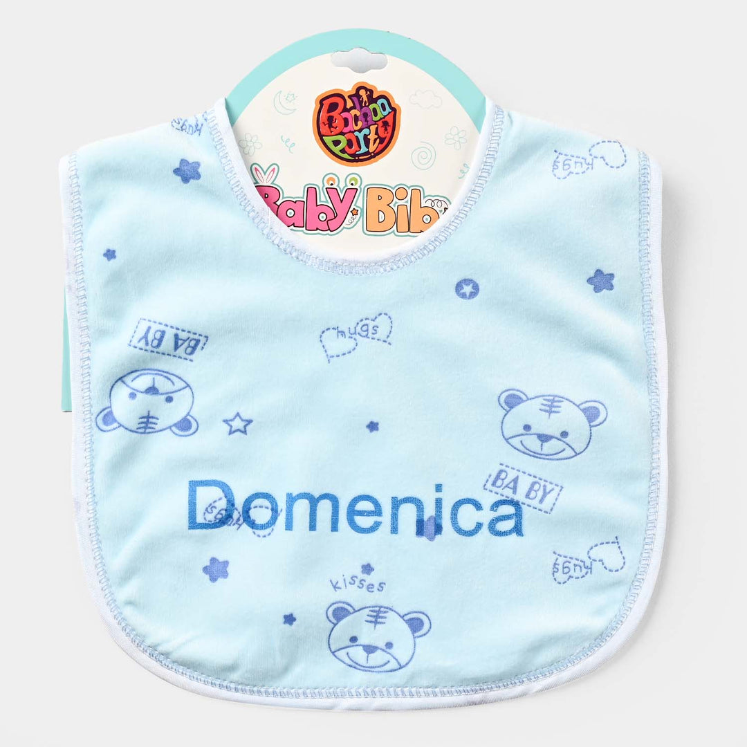 Baby Bib/Apron Bear 3m+ | Blue