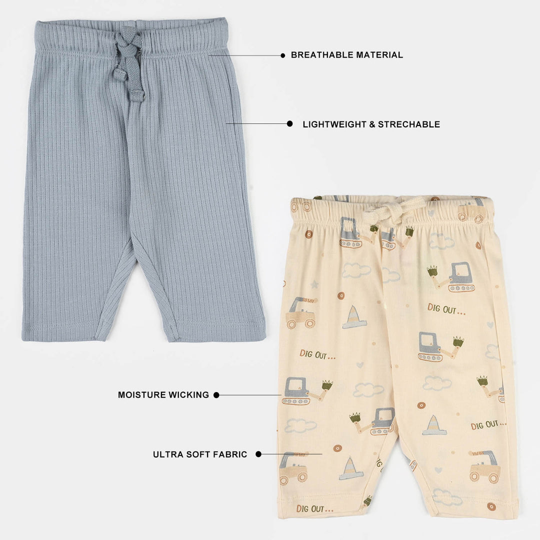 Infant Boys Bamboo Viscose Fabric Set Trouser 2pcs