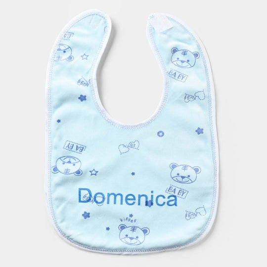 Baby Bib/Apron Bear 3m+ | Blue