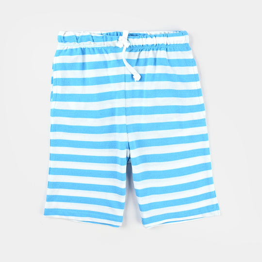 Boys Cotton Pique Short Striper