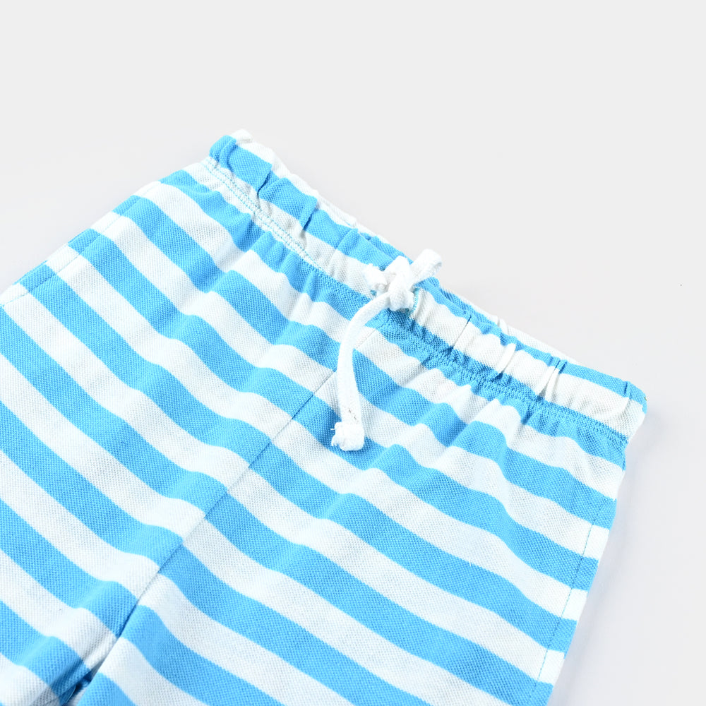 Boys Cotton Pique Short Striper