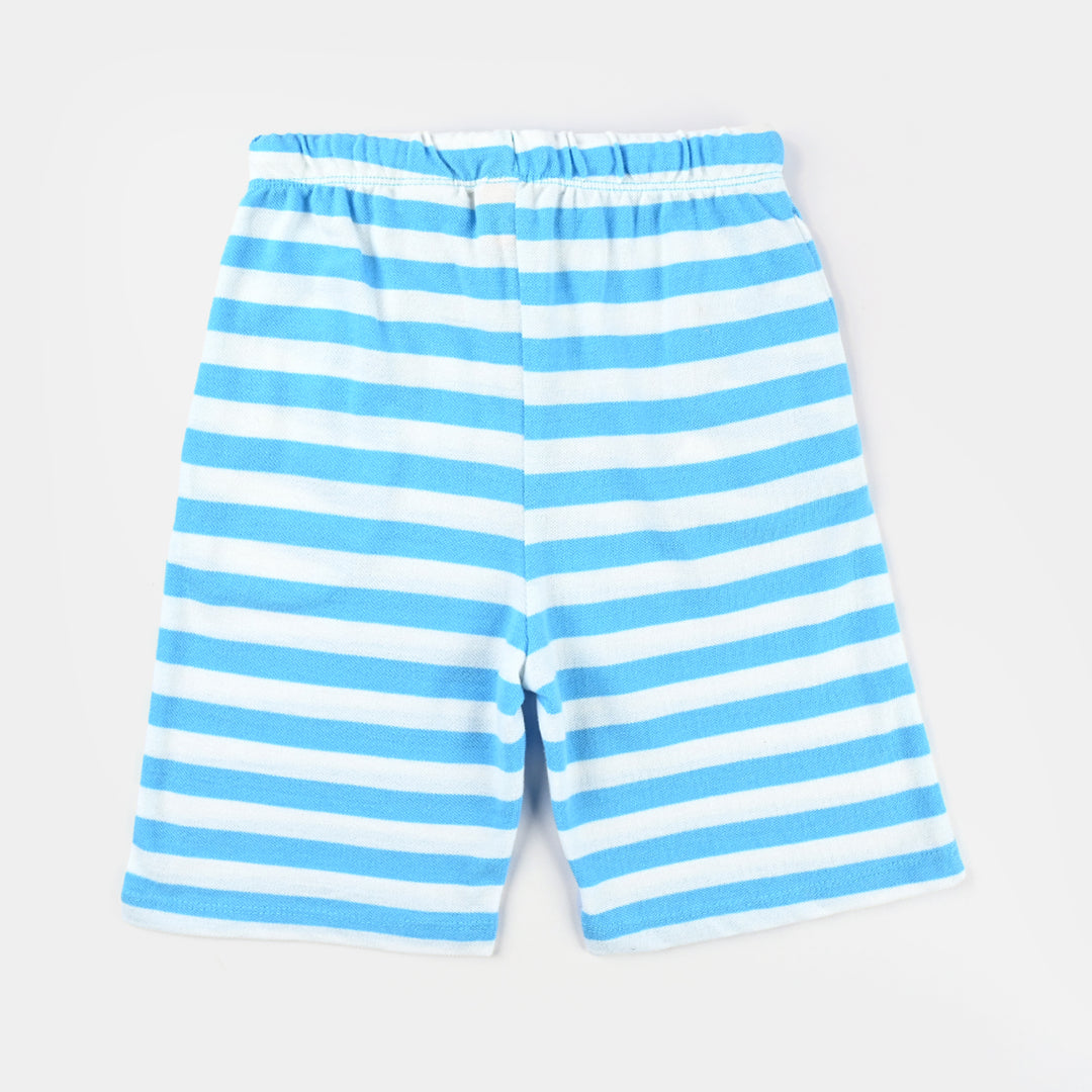 Boys Cotton Pique Short Striper