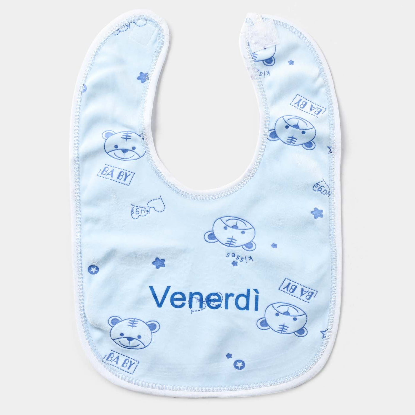 Baby Bib/Apron Bear 3m+ | Blue-