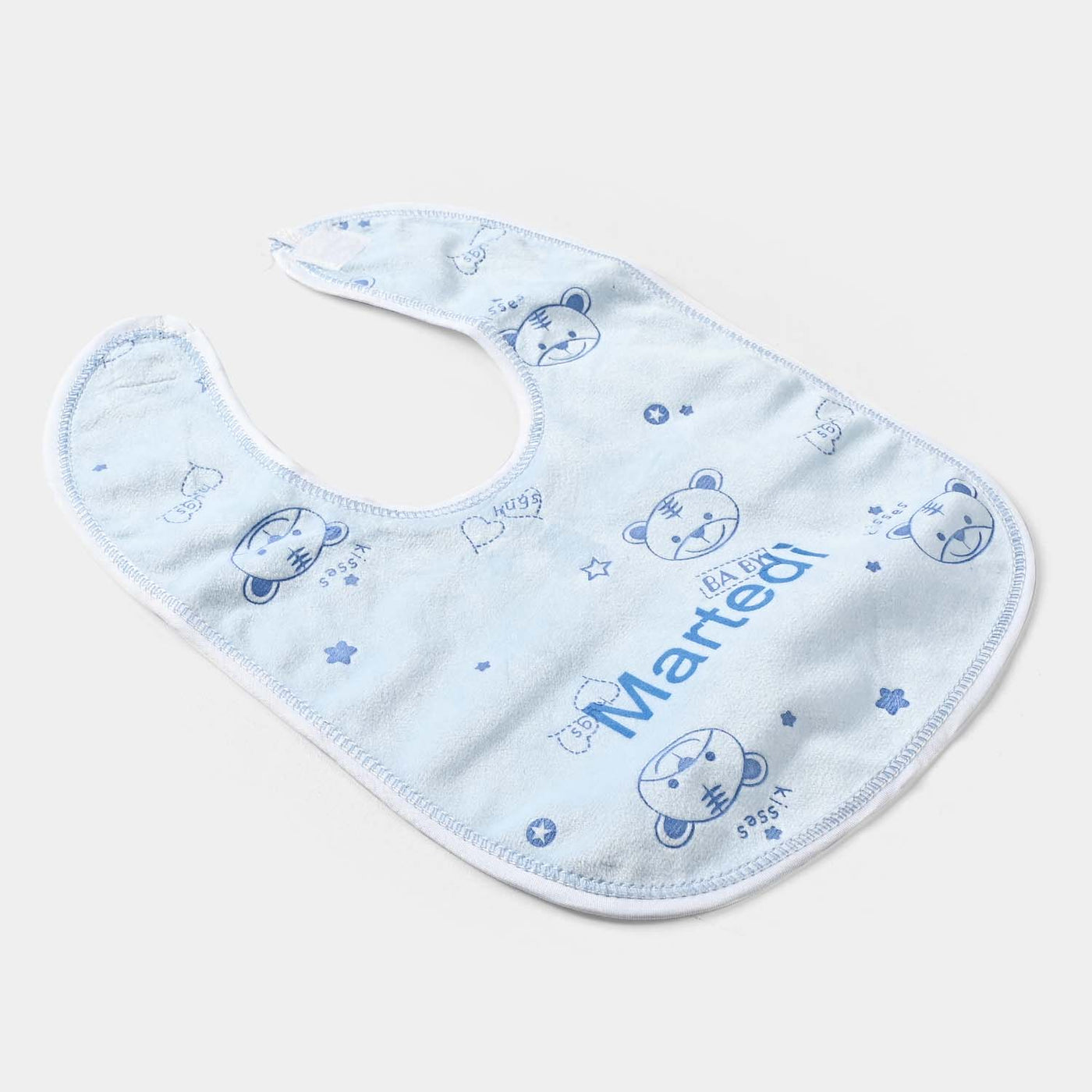 Baby Bib/Apron Bear 3m+ | Blue