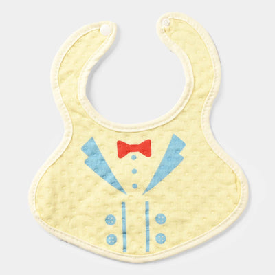 Baby Bib/Apron Bow NB | Yellow