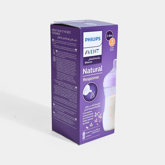 Natural Response Baby Bottle with AirFree Vent – 260ml (3–6M)