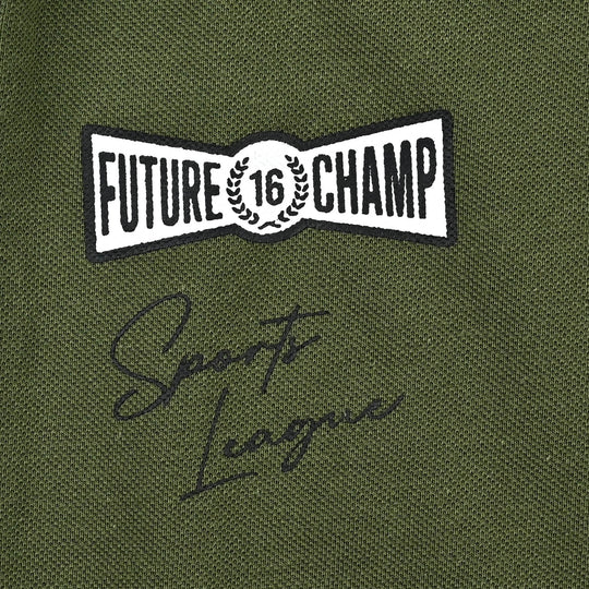 Boys Cotton Jersey T-Shirt H/S Future Champ-Chive