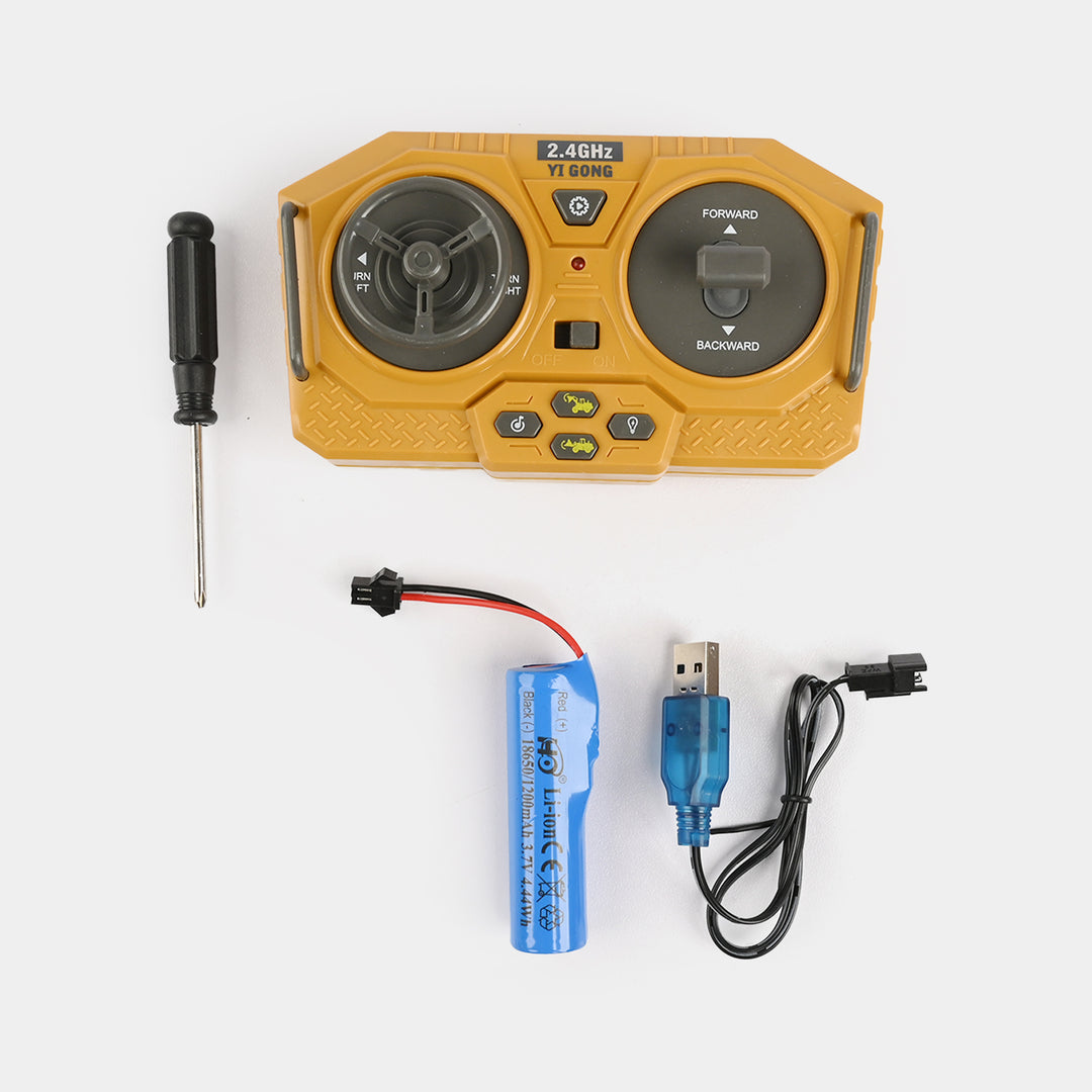 Remote Control Construction Truck Toy for Kids