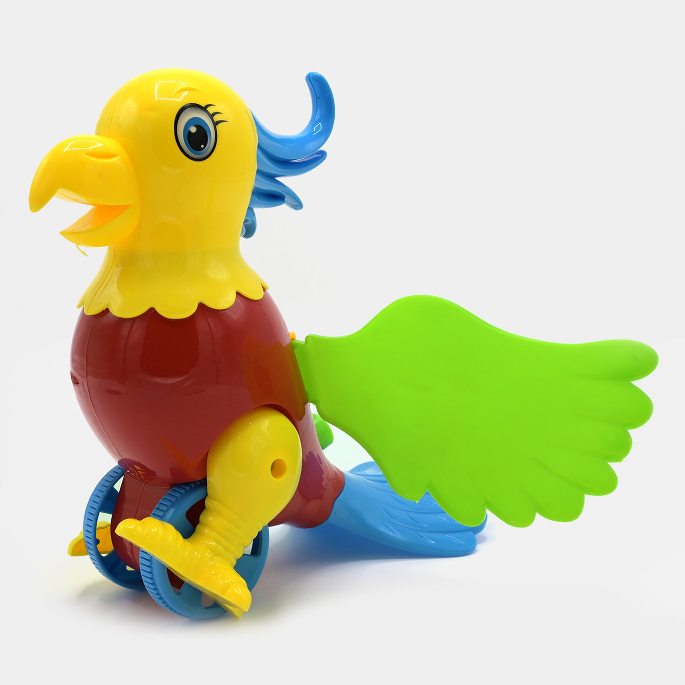 Pull Push Parrot With Bell For Kids