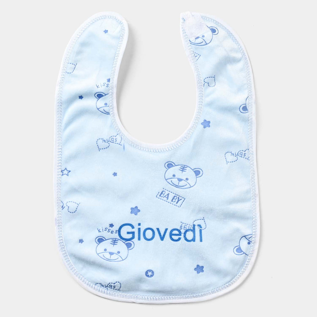 Baby Bib/Apron Bear 3m+ | Blue-