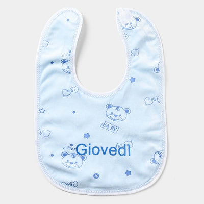 Baby Bib/Apron Bear 3m+ | Blue-