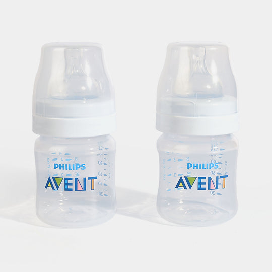 Anti-Colic Baby Bottles – 125ml / 4oz (Pack of 2)