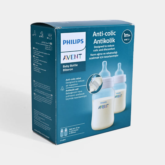 Anti-Colic Baby Bottles – 260ml / 9oz (Pack of 2)