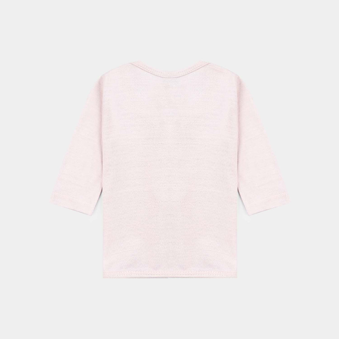 Infant Unisex Night Suit-M Chest Pink |6-12M