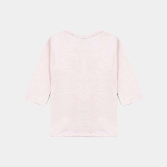 Infant Unisex Night Suit-M Chest Pink |6-12M