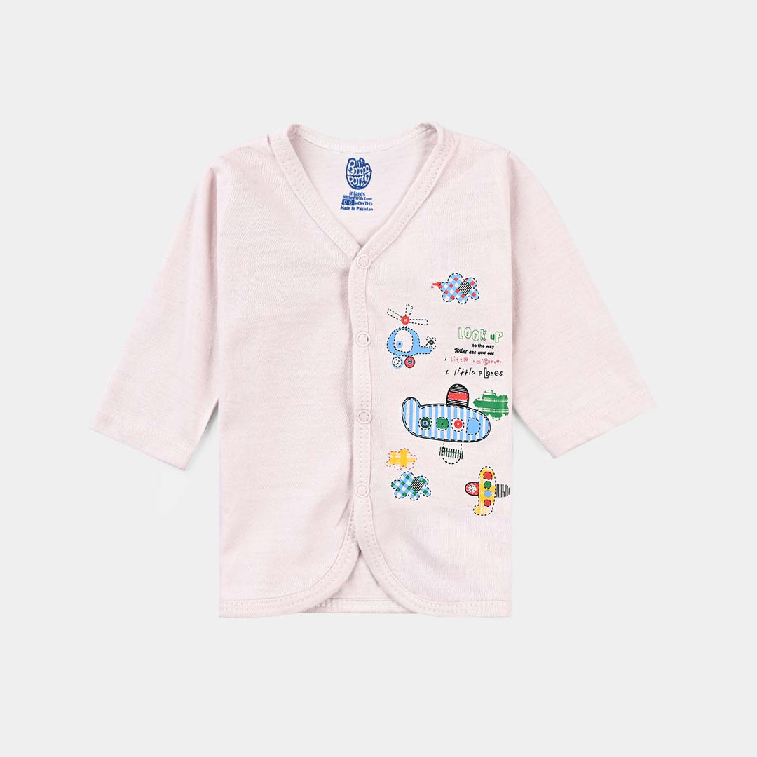 Infant Unisex Night Suit-M Chest Pink |12-18M