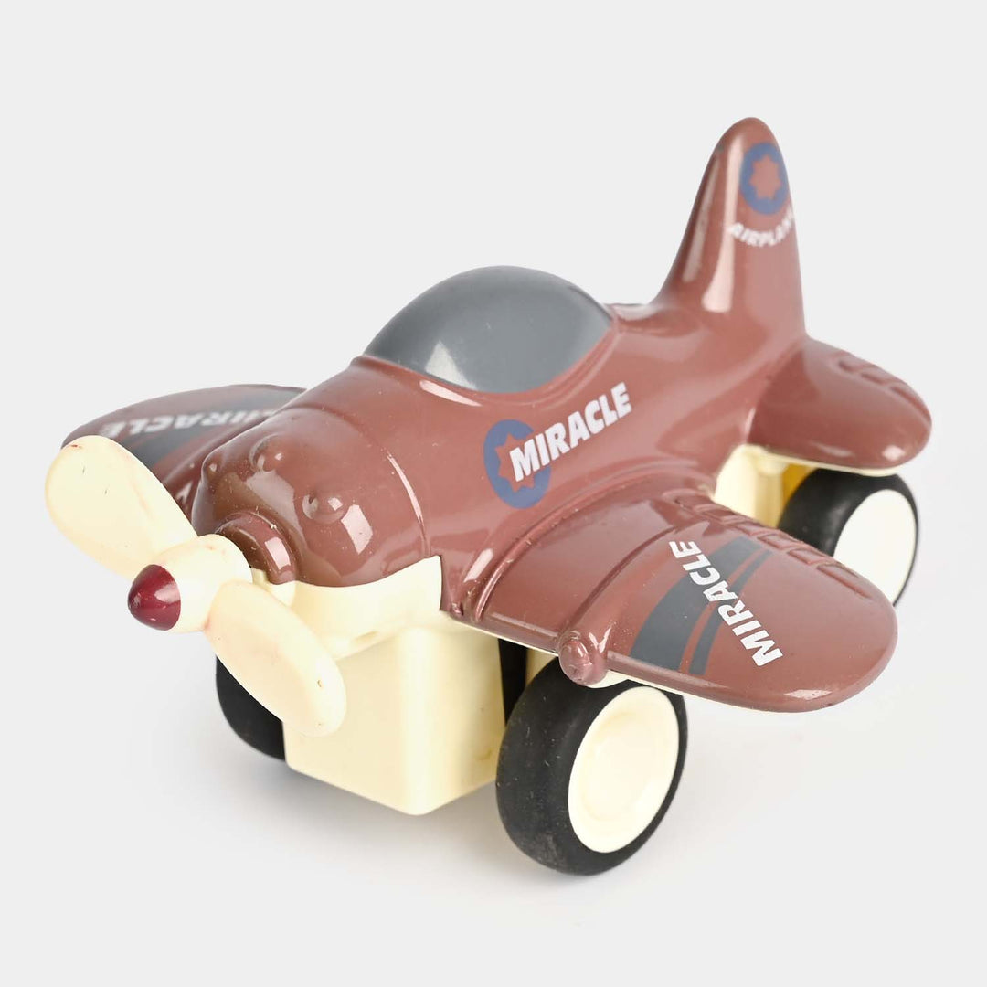 Friction Alloy Plane Smart Vehicle Toy For Kids