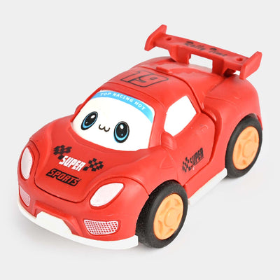 Friction Transform Model Car Red For Kids